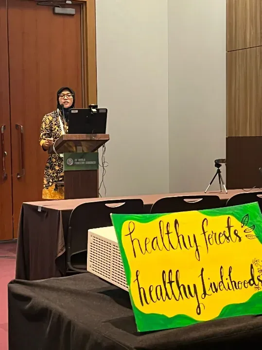 Dewi Sutejo presented the ICCA report and Opinion on the Post GBF 30 by 30 agenda