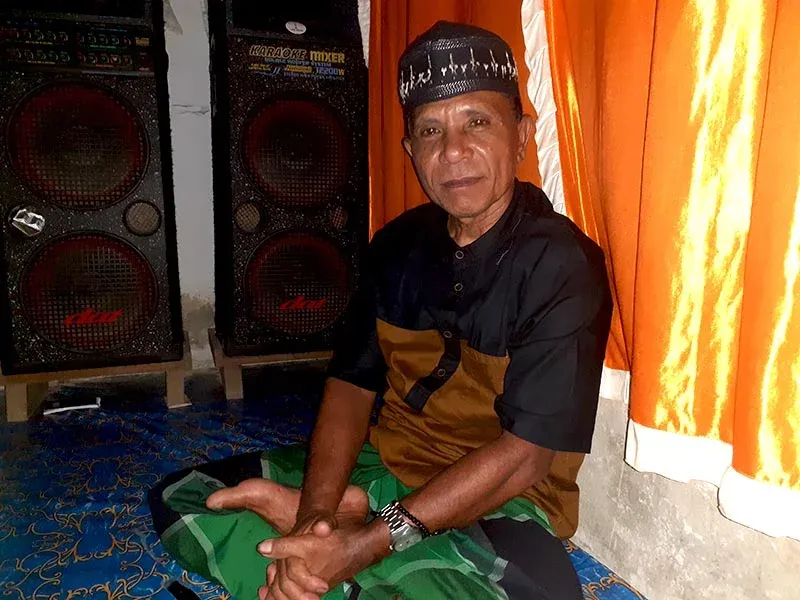 Datuk Ajismanto, Pucuk Adat Kenegerian Malako Kociak. Foto: Suryadi/Mongabay Indonesia