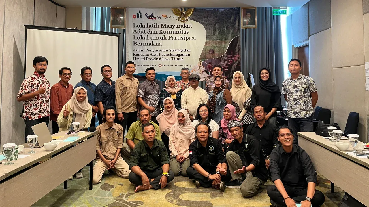 Pers Rilis: Perkuat Partisipasi Bermakna Masyarakat Adat dan Komunitas Lokal dalam Pengelolaan keanekaragaman Hayati di Jawa Timur, Dinas Lingkungan Hidup dan WGII Inisiasi Lokalatih dan Forum Multi-Pihak Penyusunan RIP KEHATI