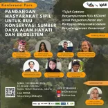 Working Group ICCAs Indonesia (WGII) Sampaikan Pandangan dan Catatan Penyempurnaan RUU Konservasi Sumberdaya Alam Hayati dan Ekosistemnya (RUU KSDAHE)